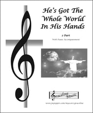 He's Got The Whole World SAB choral sheet music cover Thumbnail